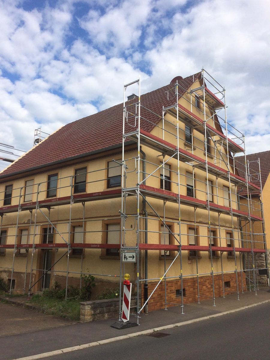Fassadenrenovierung in Niederstetten, Bild 2 von 5